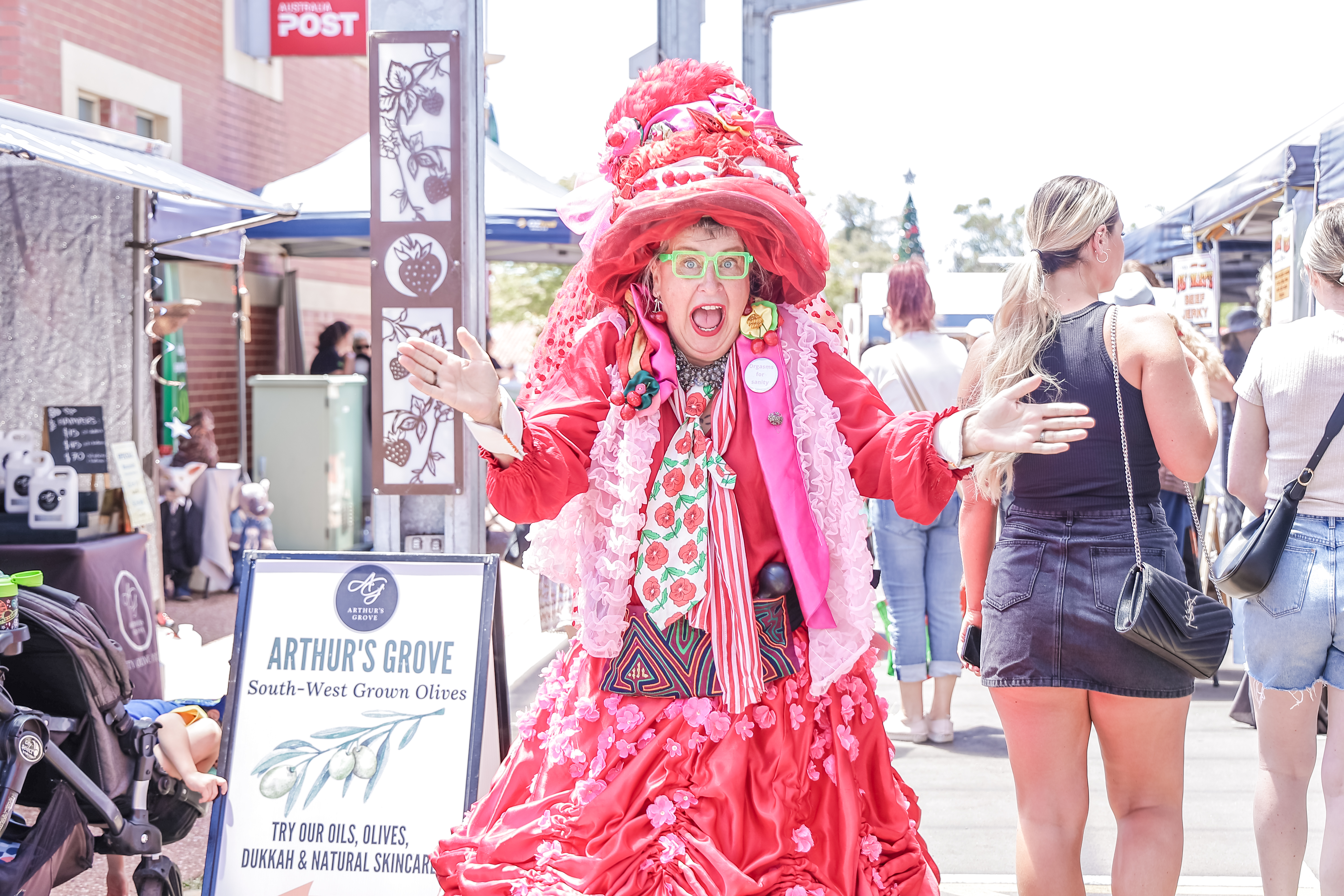 Festival favourite and special guest Gertrude Wellease.