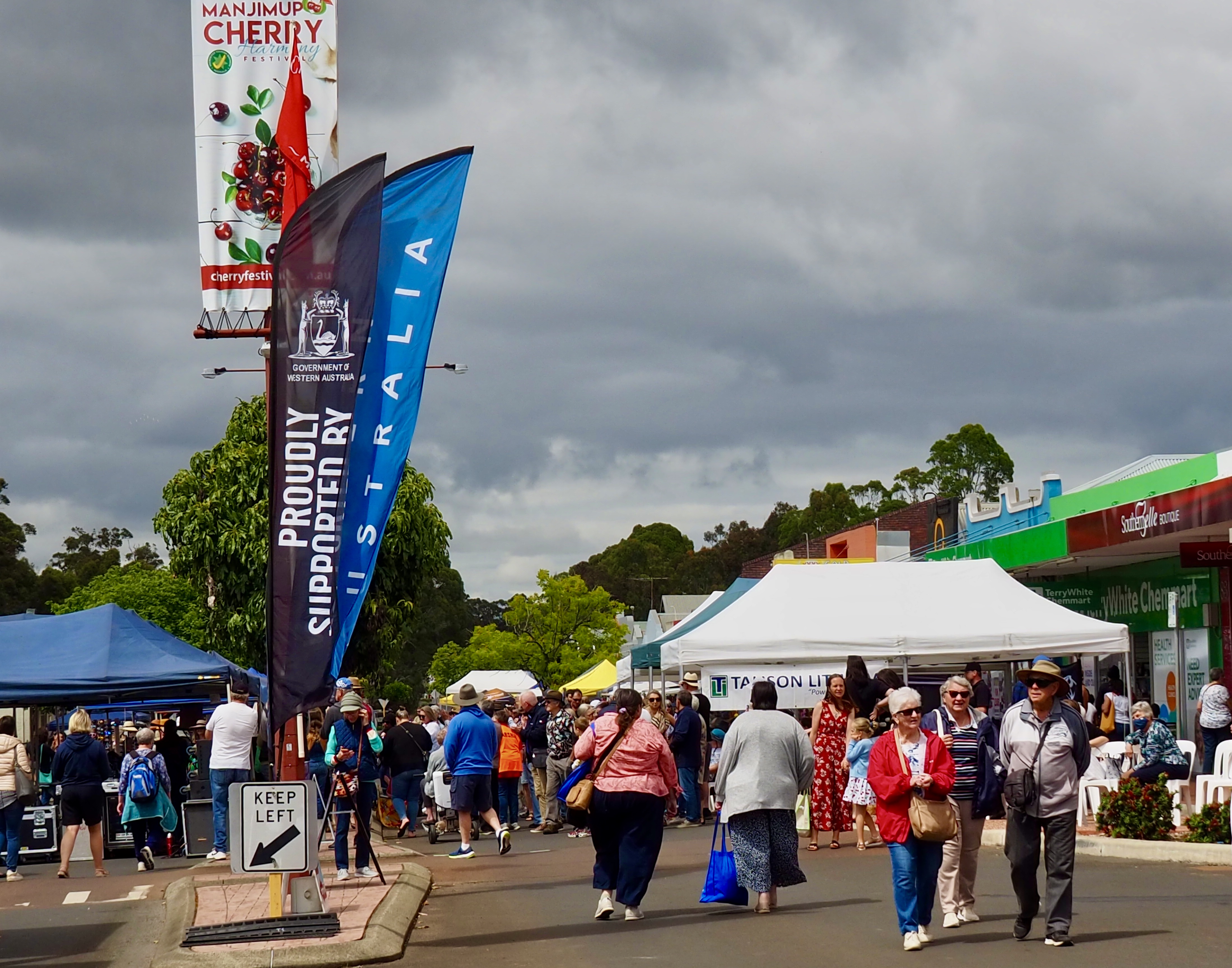 Photo of the festival event area.